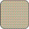 Dollhouse Miniature Cotton Fabric: 1/2 In Bargello Peach